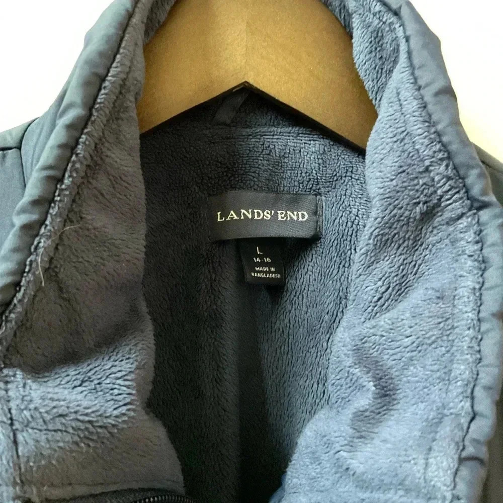 Land End Women’s Fleece Lined Quilted Jacket - Picture 4 of 7